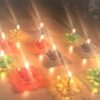 Decorative Designer Plastic Candles Diya For Diwali Vol 1
