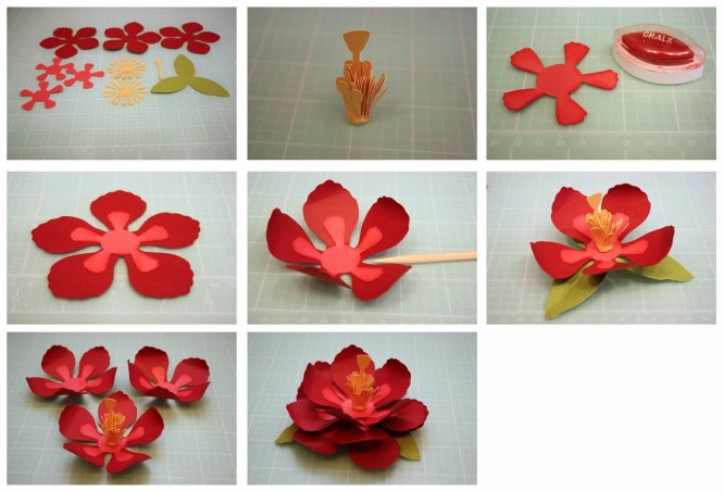 फूल बनाने के आसान तरीके-4